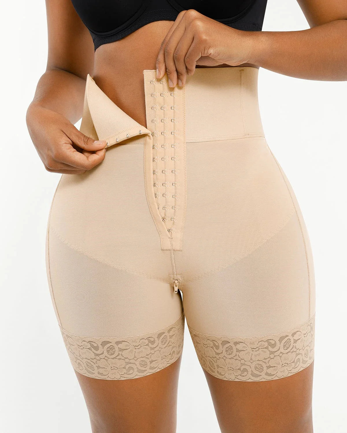 Sculpting High-Waisted Shaper Shorts