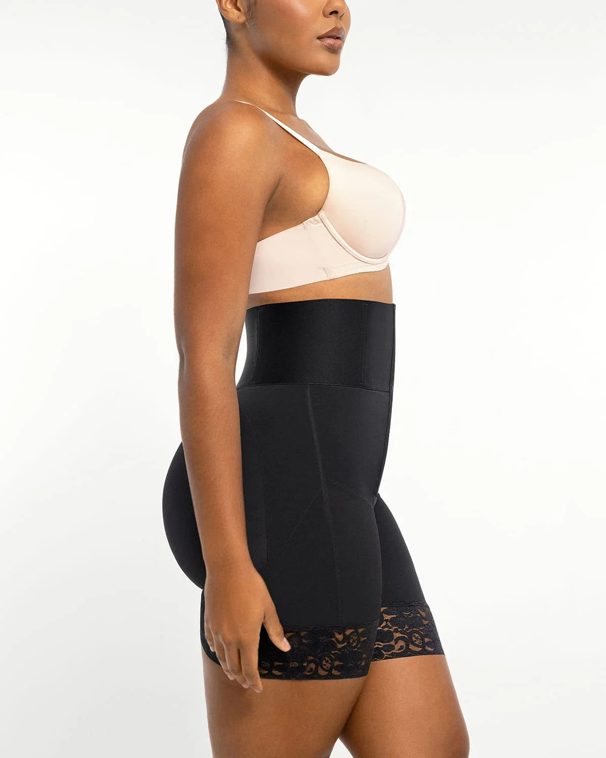 Sculpting High-Waisted Shaper Shorts