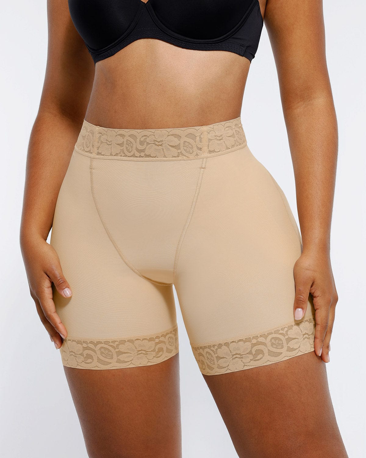 Butt-Lifting Lace Shaper Shorts