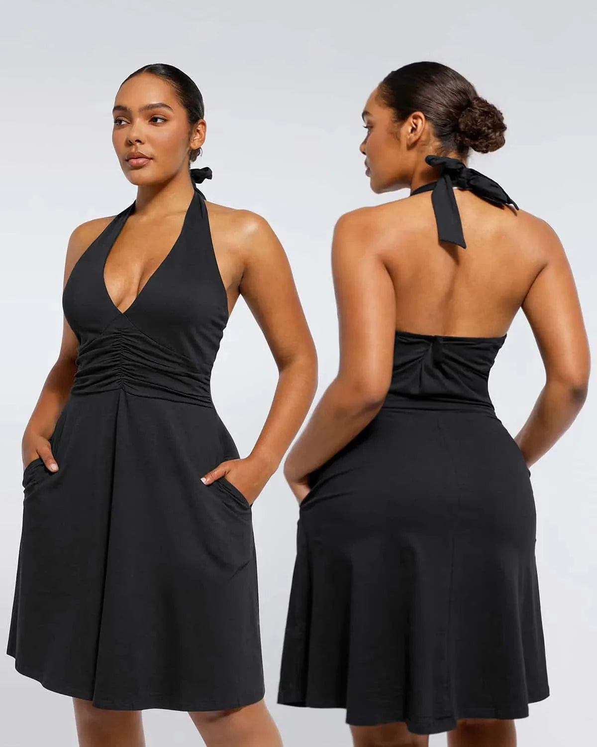 Deep Plunge Low-Back Sculpting Bodysuit