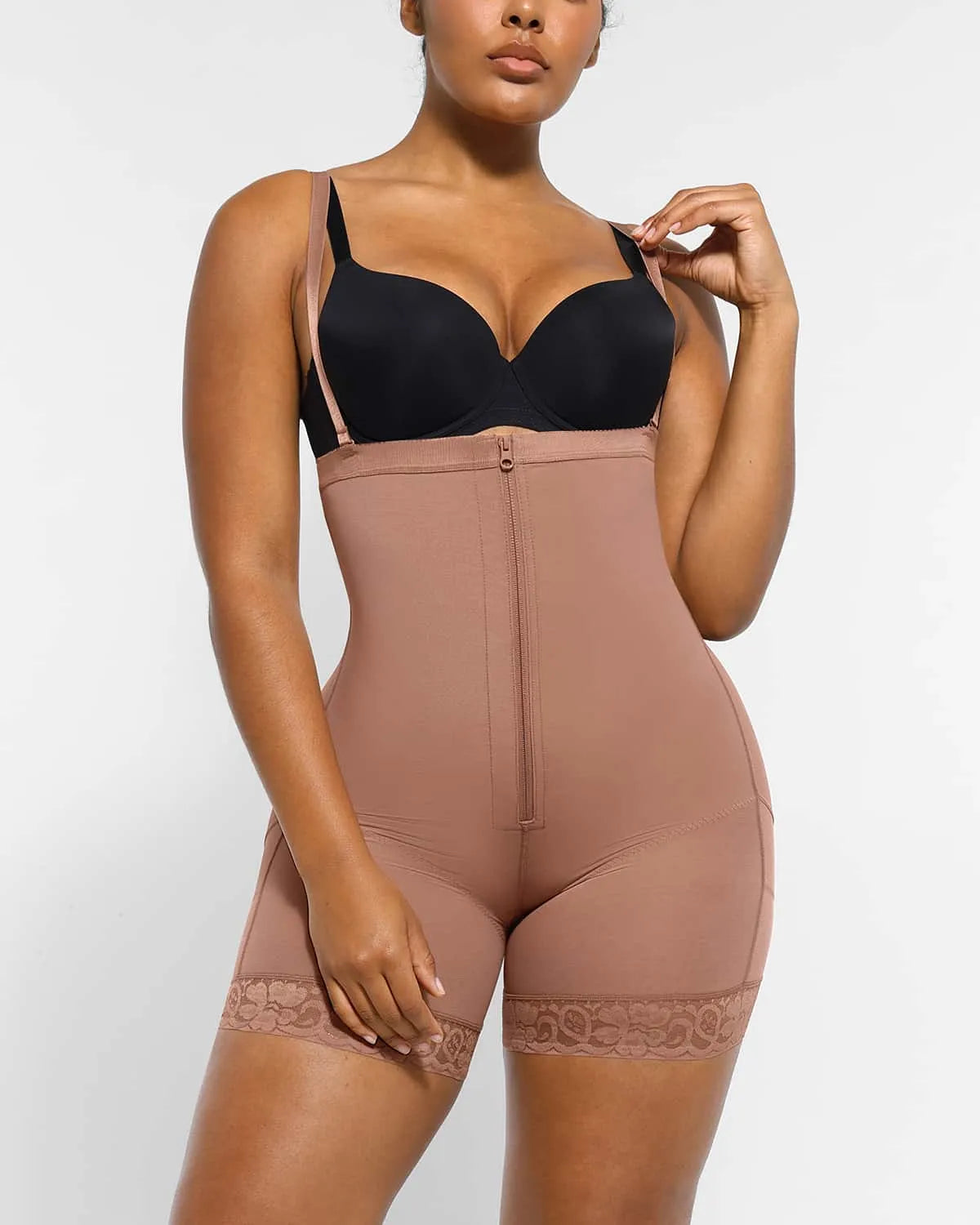 High-Waist Tummy Control Compression Mid Thigh Short