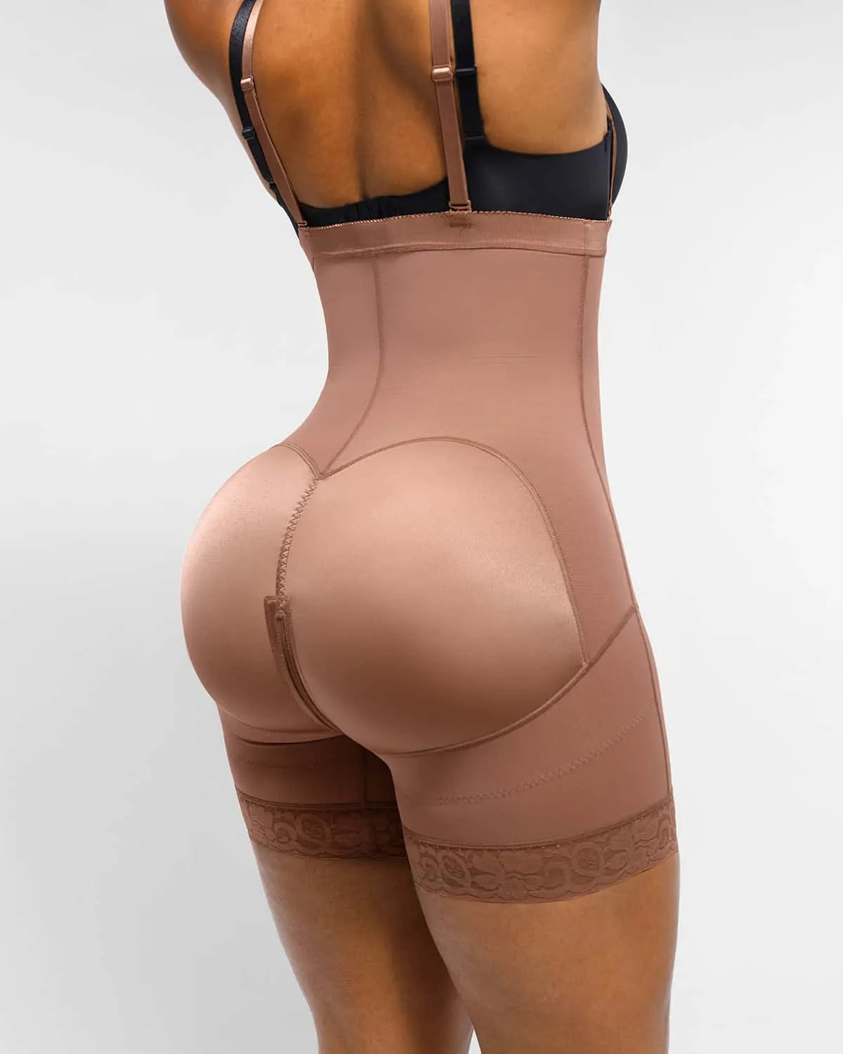High-Waist Tummy Control Compression Mid Thigh Short