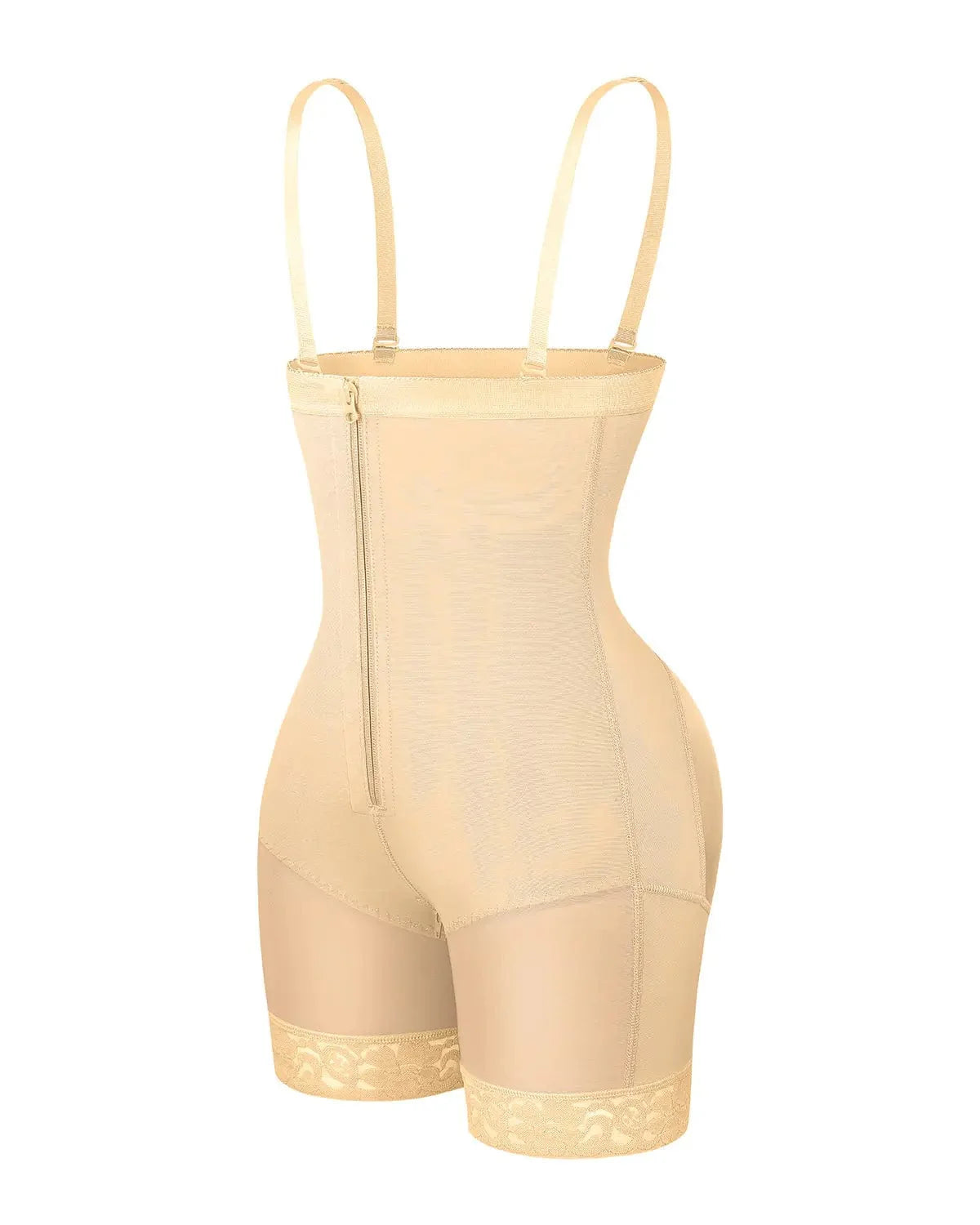 High-Waist Tummy Control Compression Mid Thigh Short