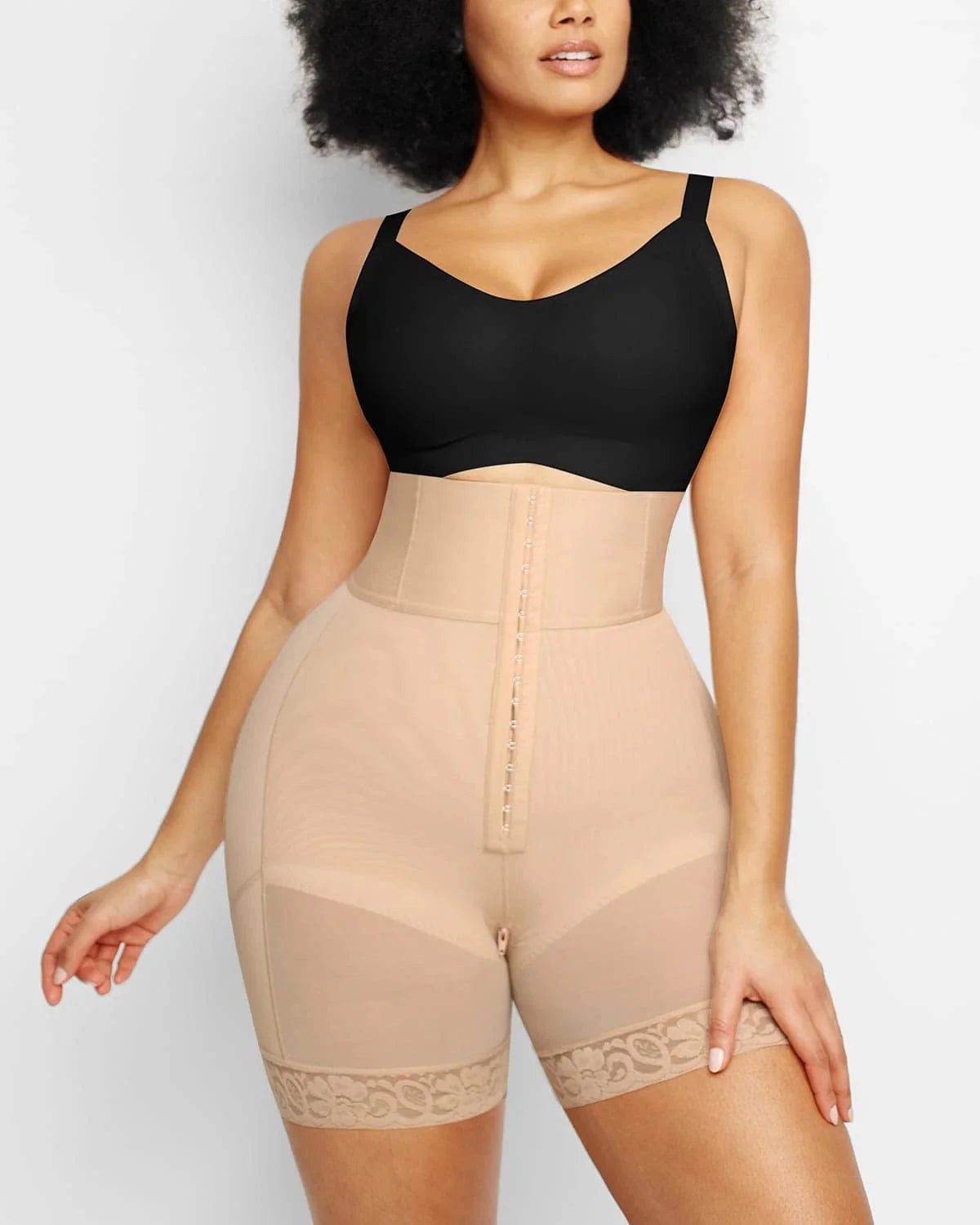 Sculpting High-Waisted Shaper Shorts
