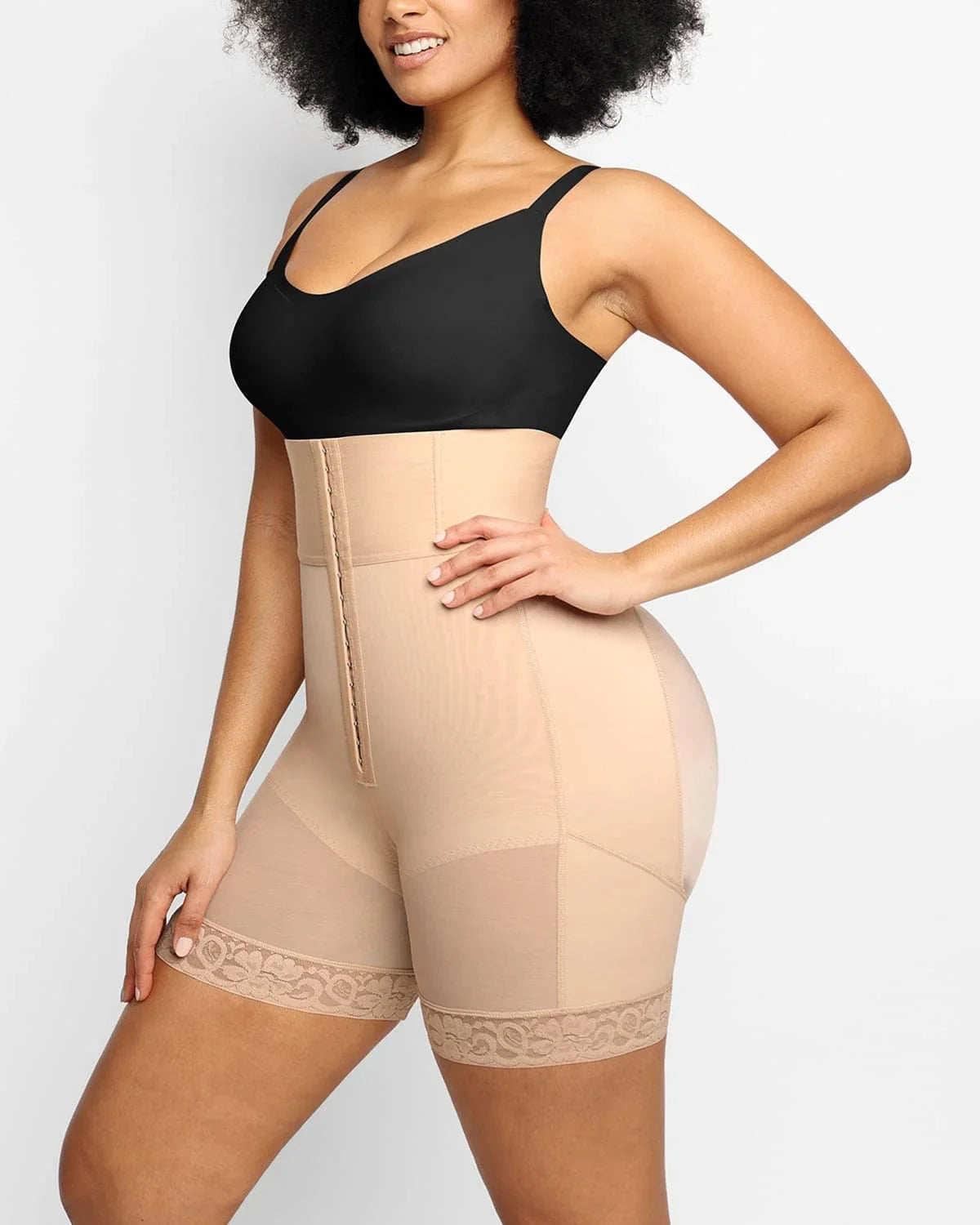 Sculpting High-Waisted Shaper Shorts