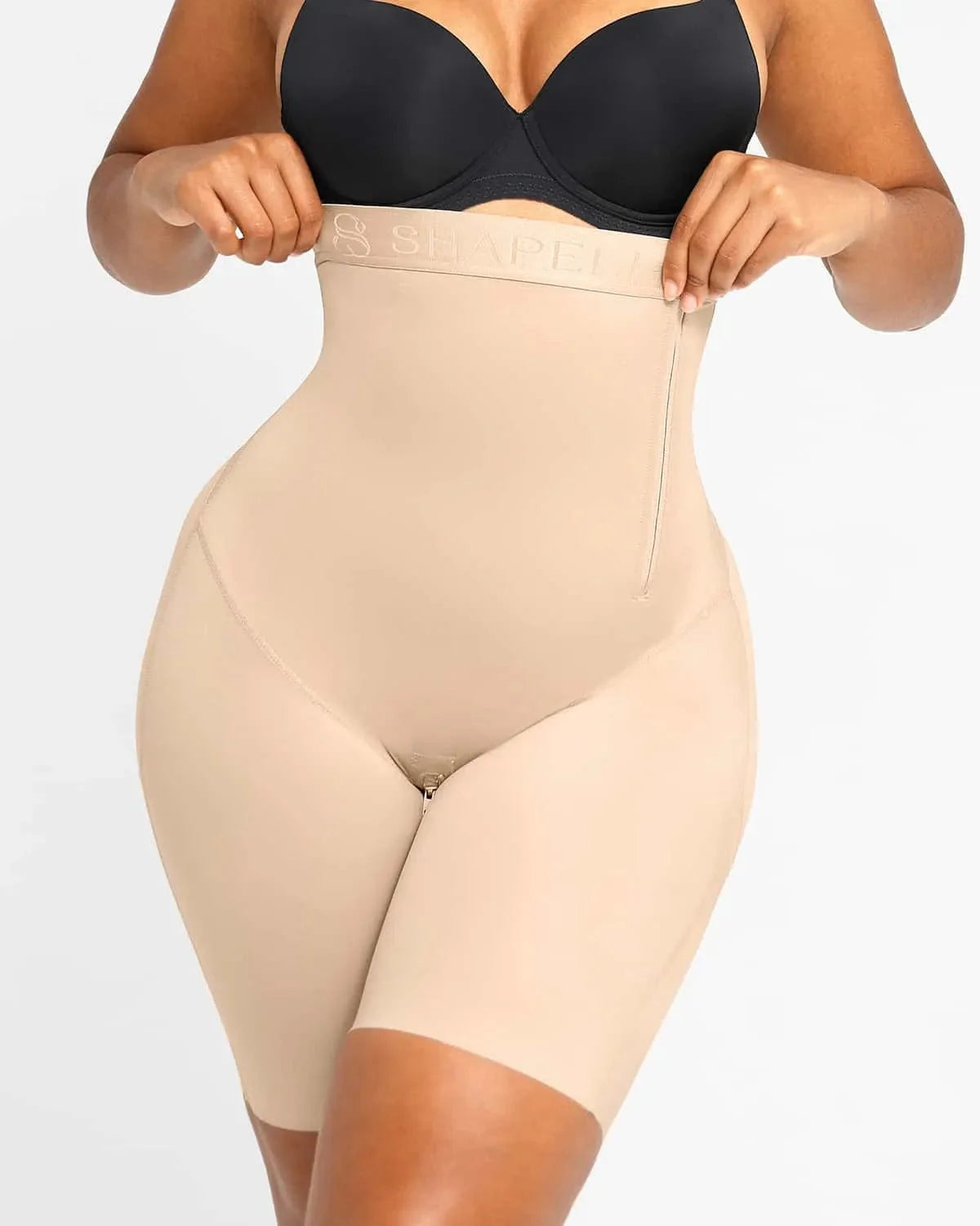 Butt-Lifting High-Waisted Shaper Shorts
