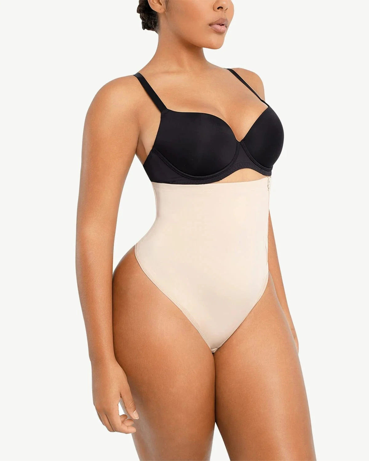 Sculpting Side Zip Thong Shaper