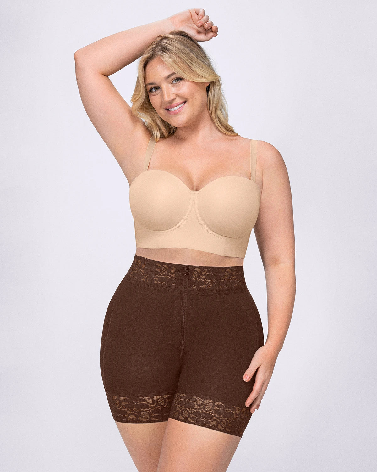 Mid-Rise Butt-Lifting Shaper Shorts