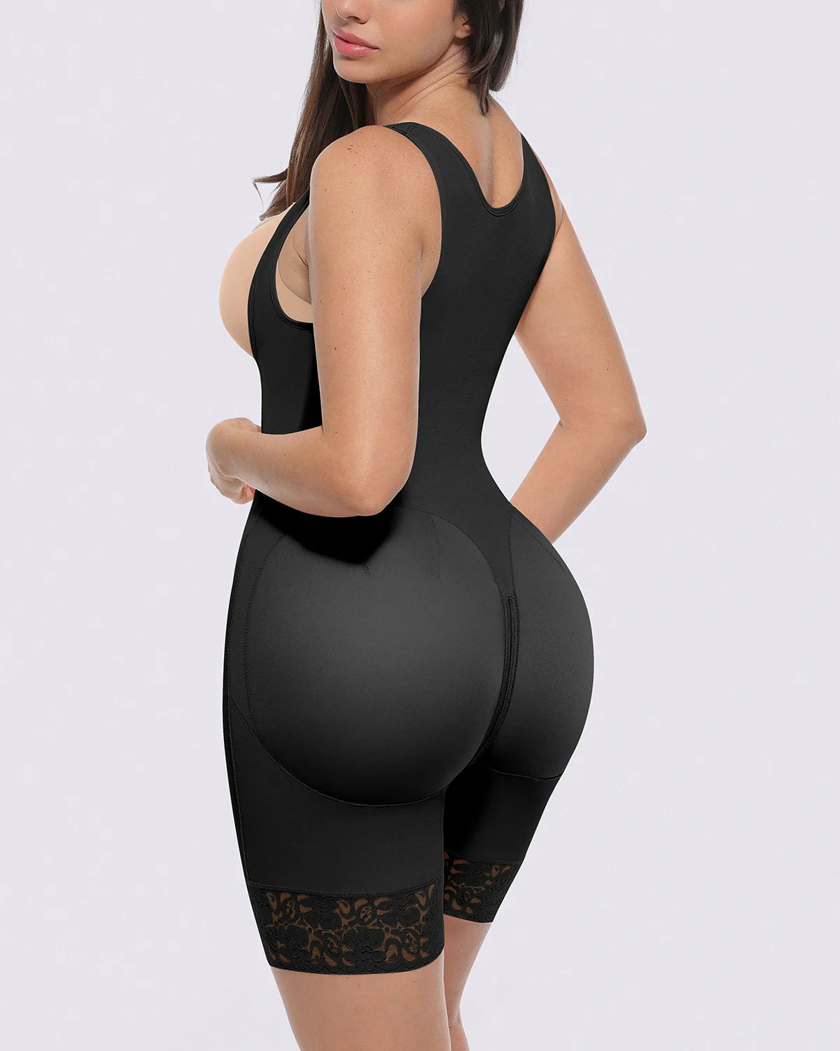 Open Bust Tummy Control Sculpting Bodysuit