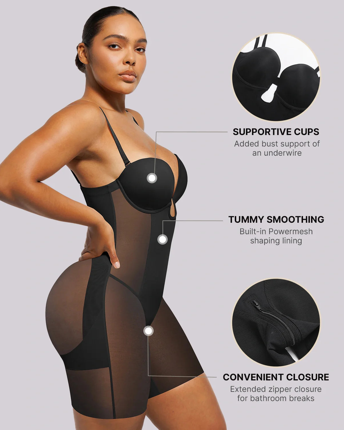 Deep Plunge Sculpting Bodysuit