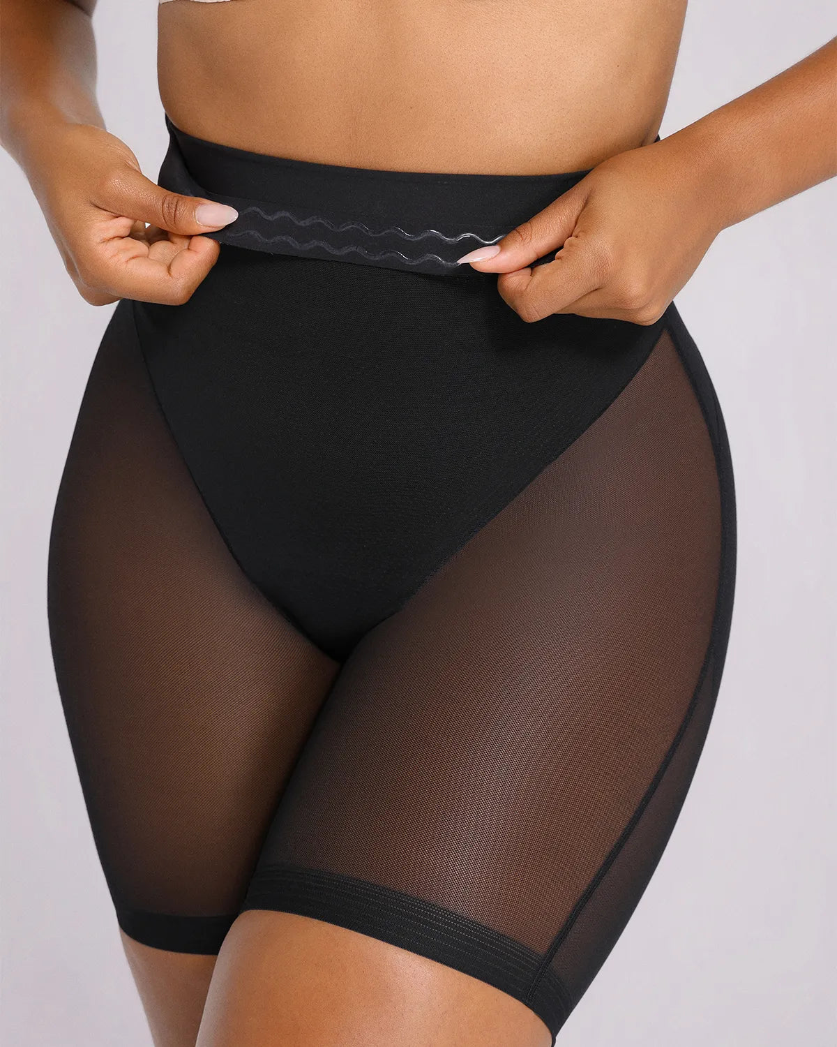High-Waist Tummy Control Sculpting Mid Thigh Short