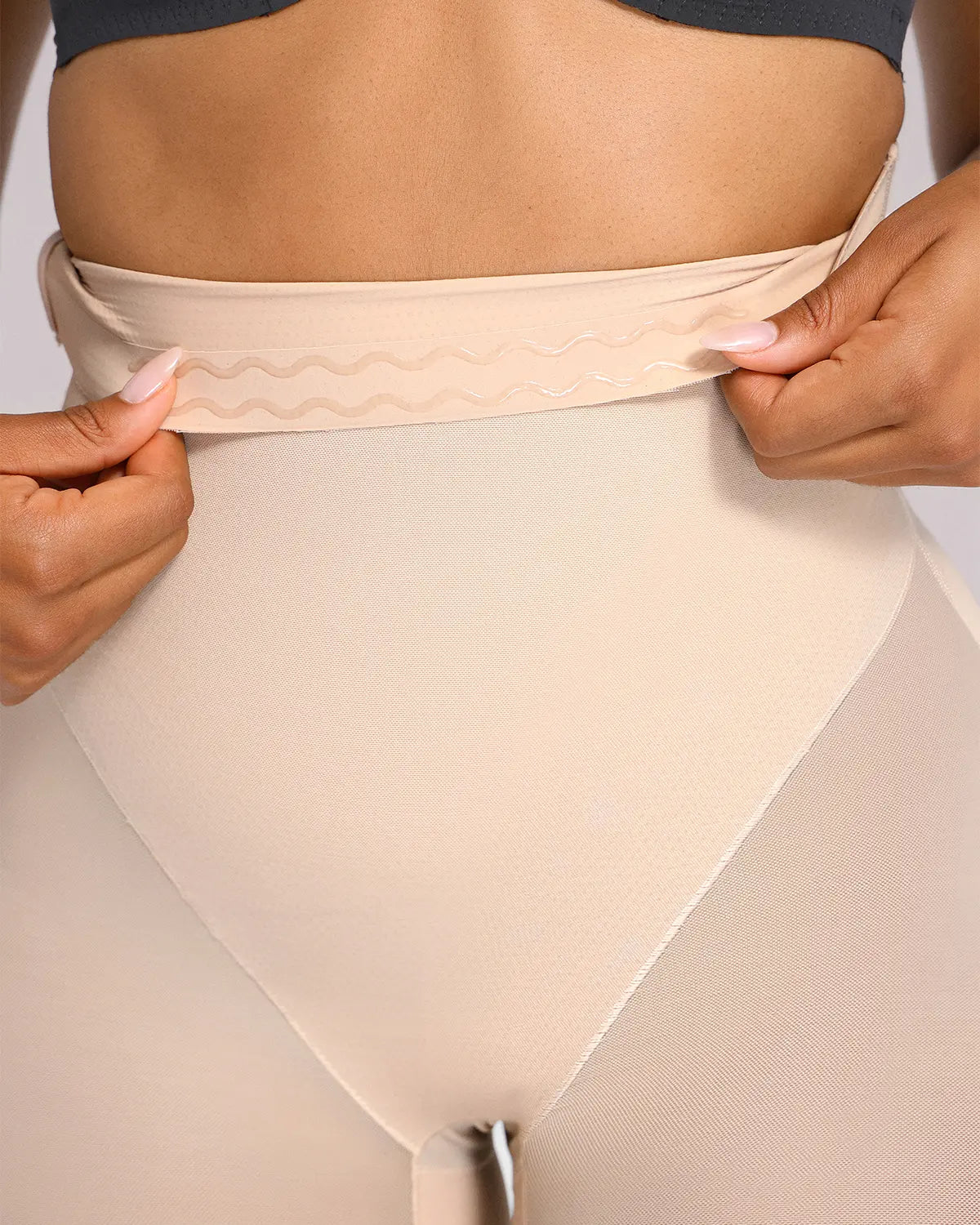 High-Waist Tummy Control Sculpting Mid Thigh Short