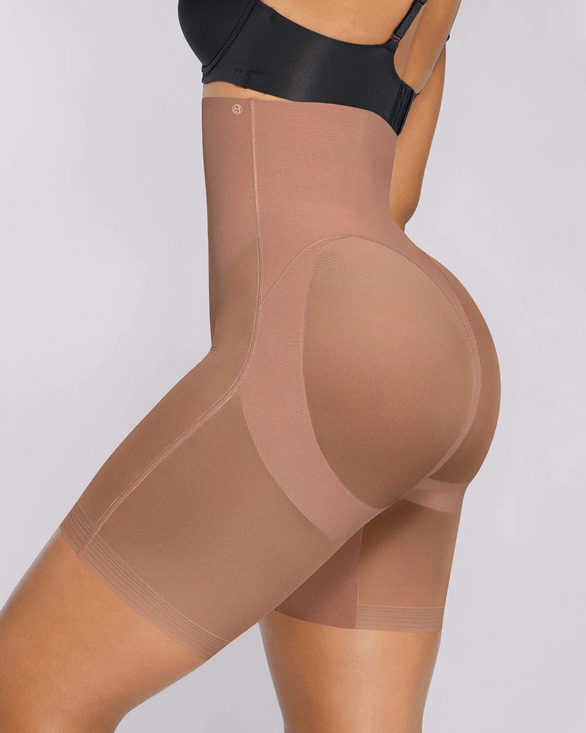 High-Waist Tummy Control Sculpting Mid Thigh Short