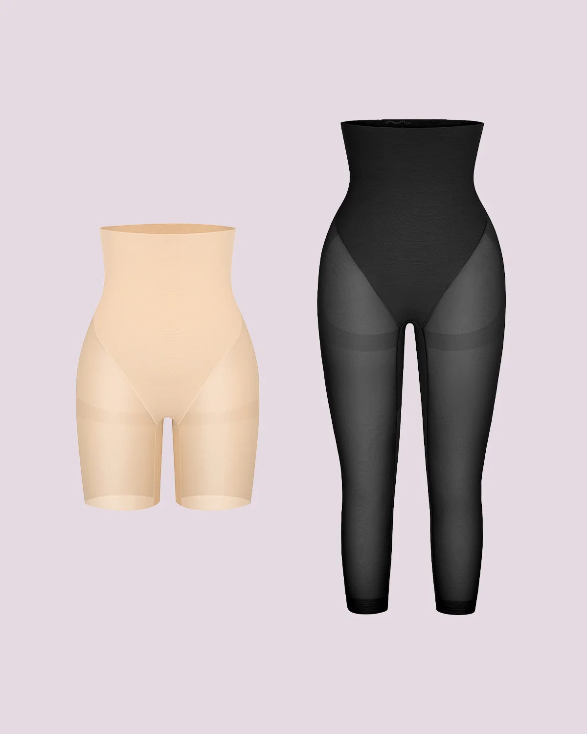 High-Waist Tummy Control Sculpting Shorts