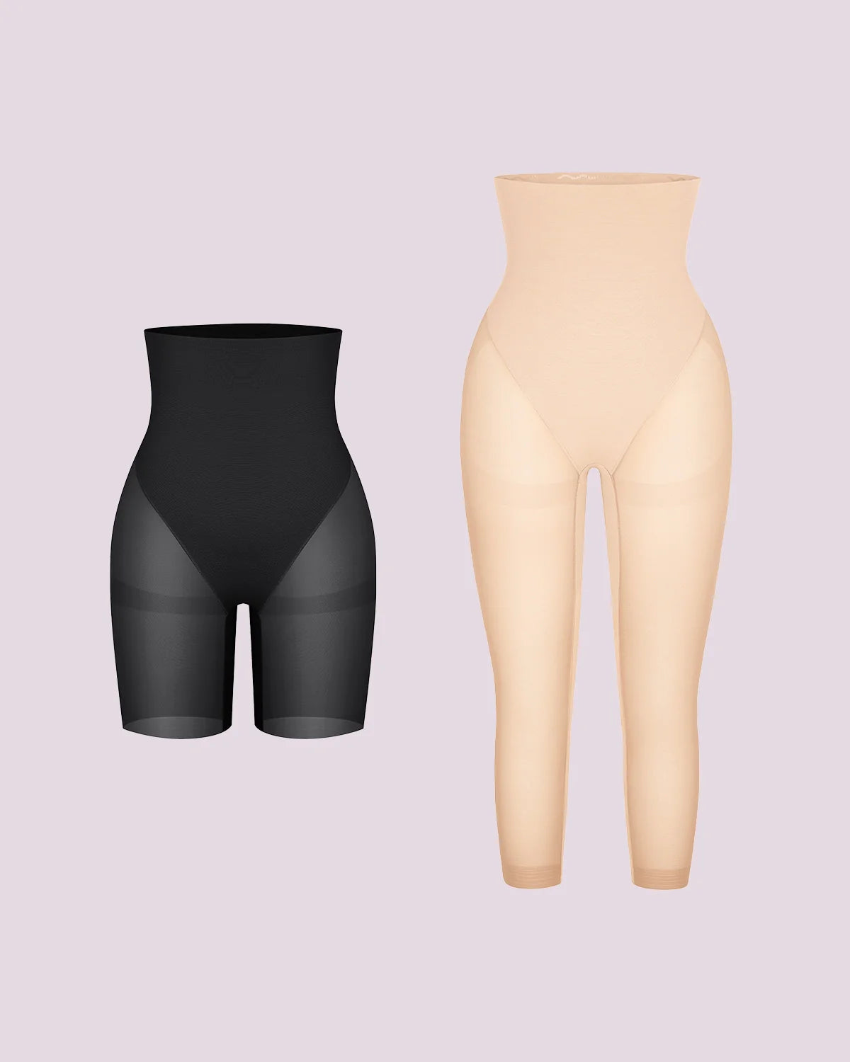 High-Waist Tummy Control Sculpting Shorts