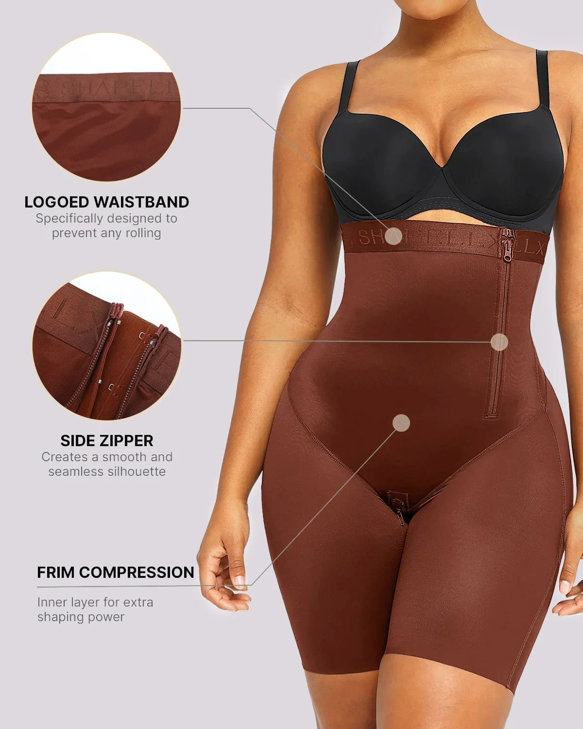 Silk Smoothing High-Waisted Shaper Shorts