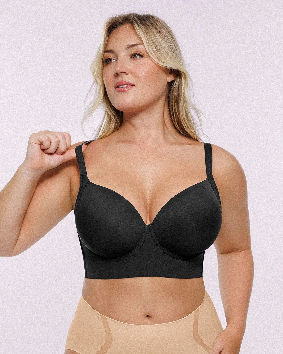 Back Smoothing Underwire Push-Up Bra
