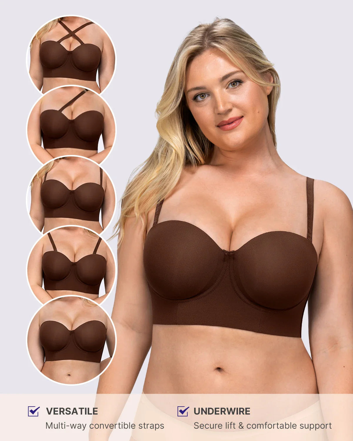 Smoothing Strapless Convertible Bra
