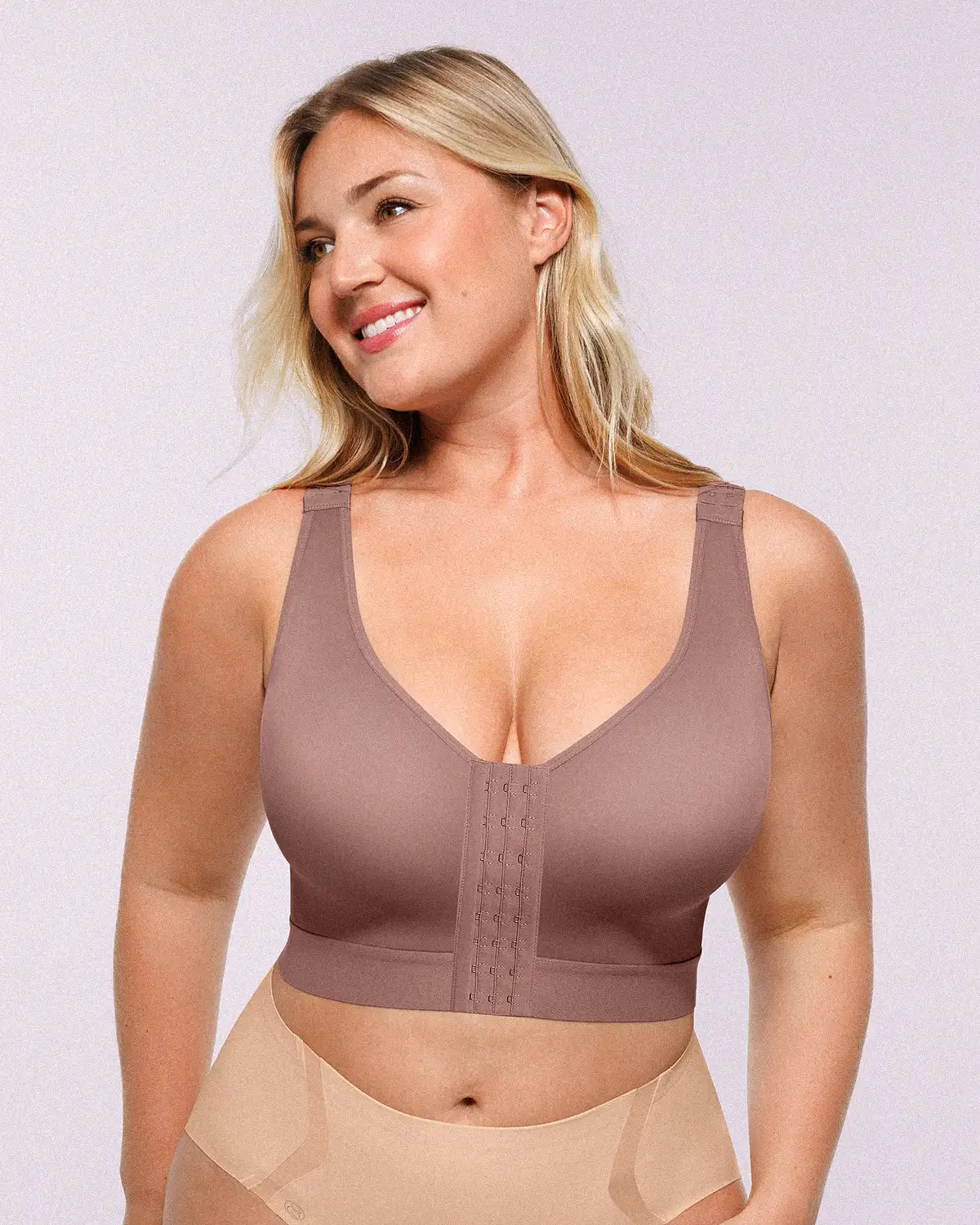 Unlined Wireless Back Support Bra — Comfort & Lift