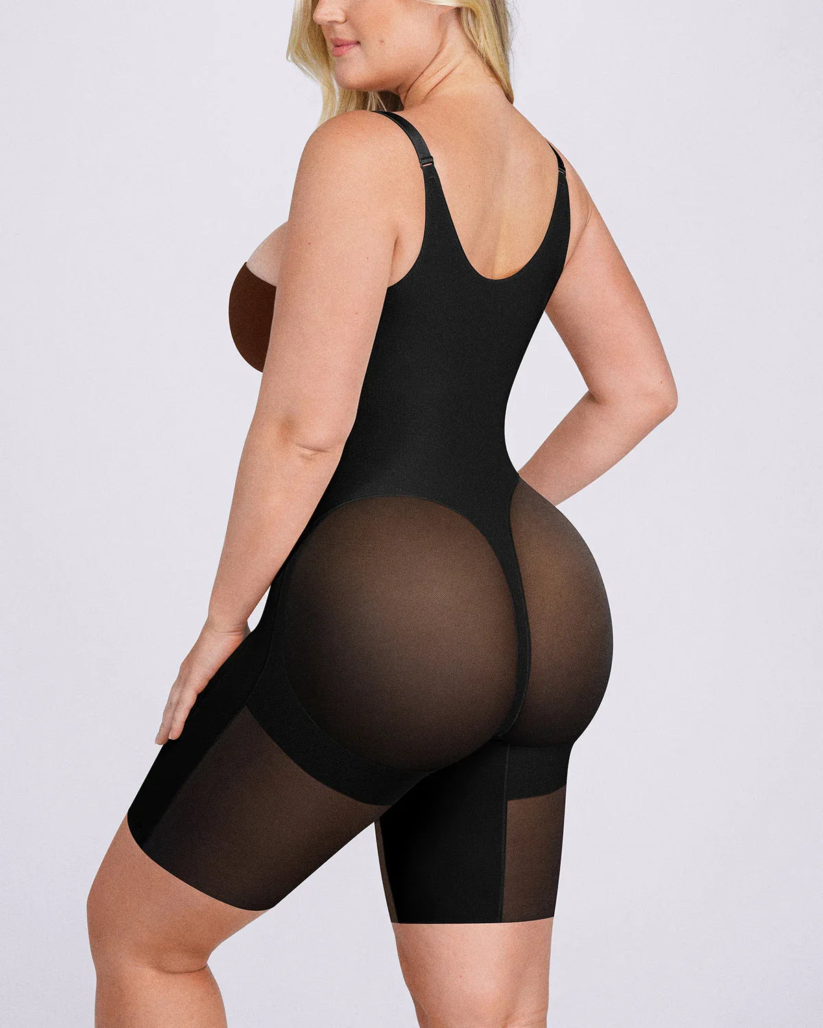 Cream Touch Open Bust Smoothing Bodysuit