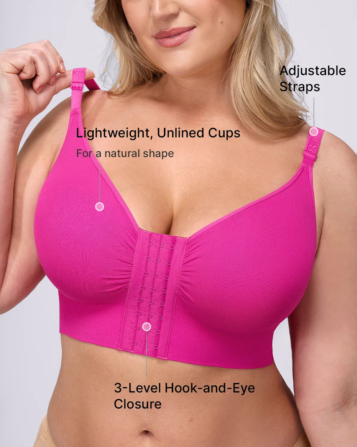 Back Smoothing Wireless Bra for Comfort and Support