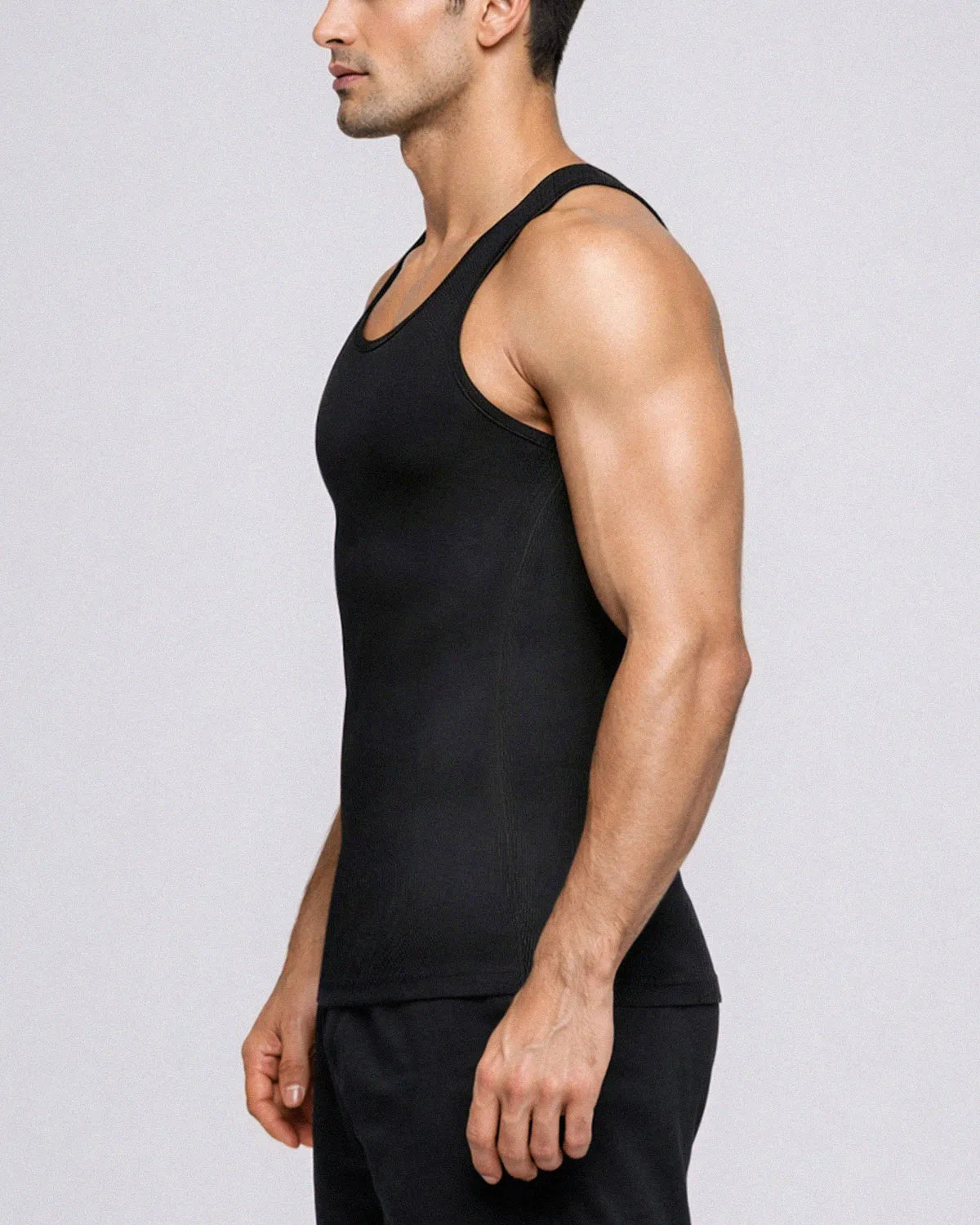 Seamless Compression Tank for Slimming Support