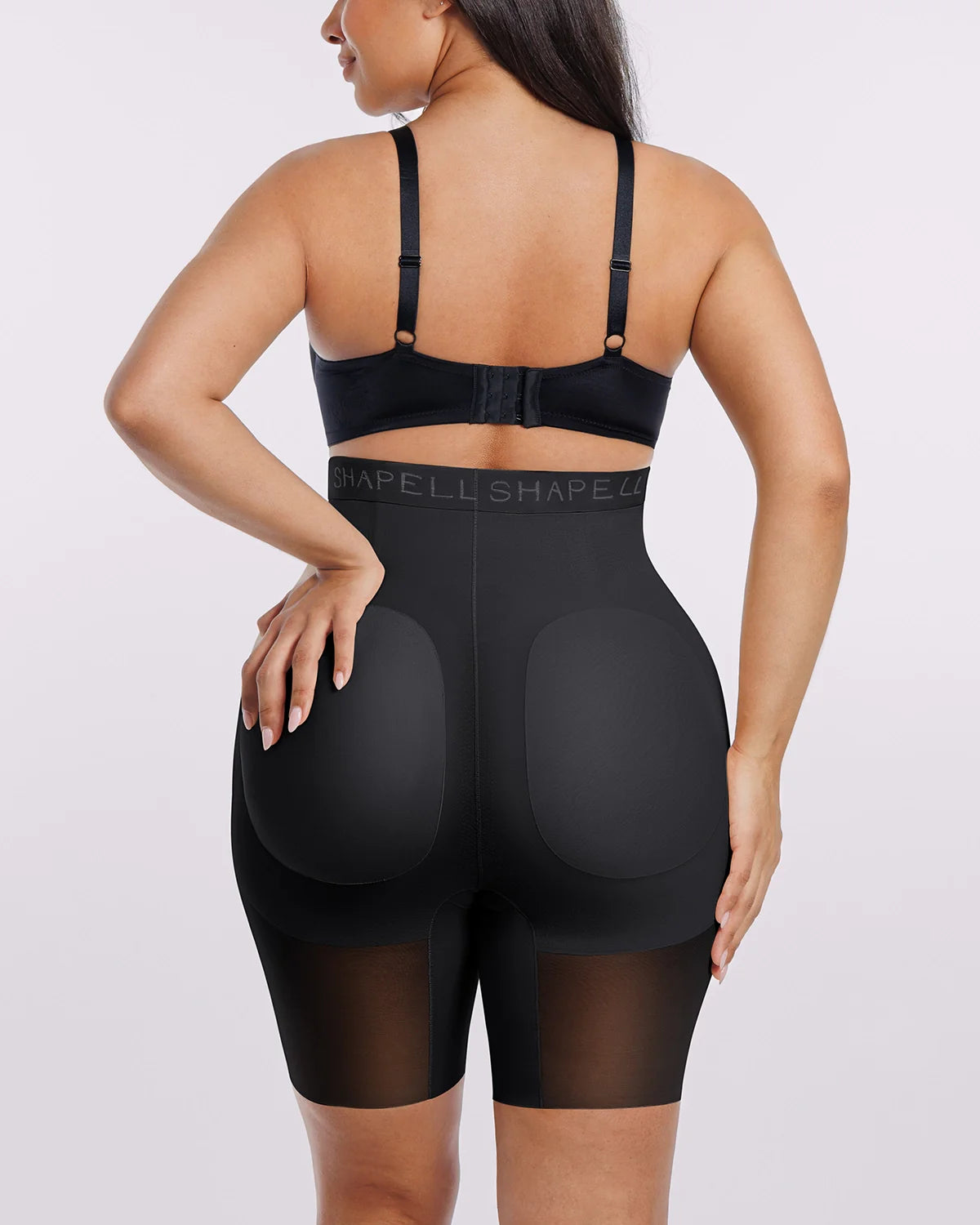 Butt Lift Padded Shorts with Flare Legs