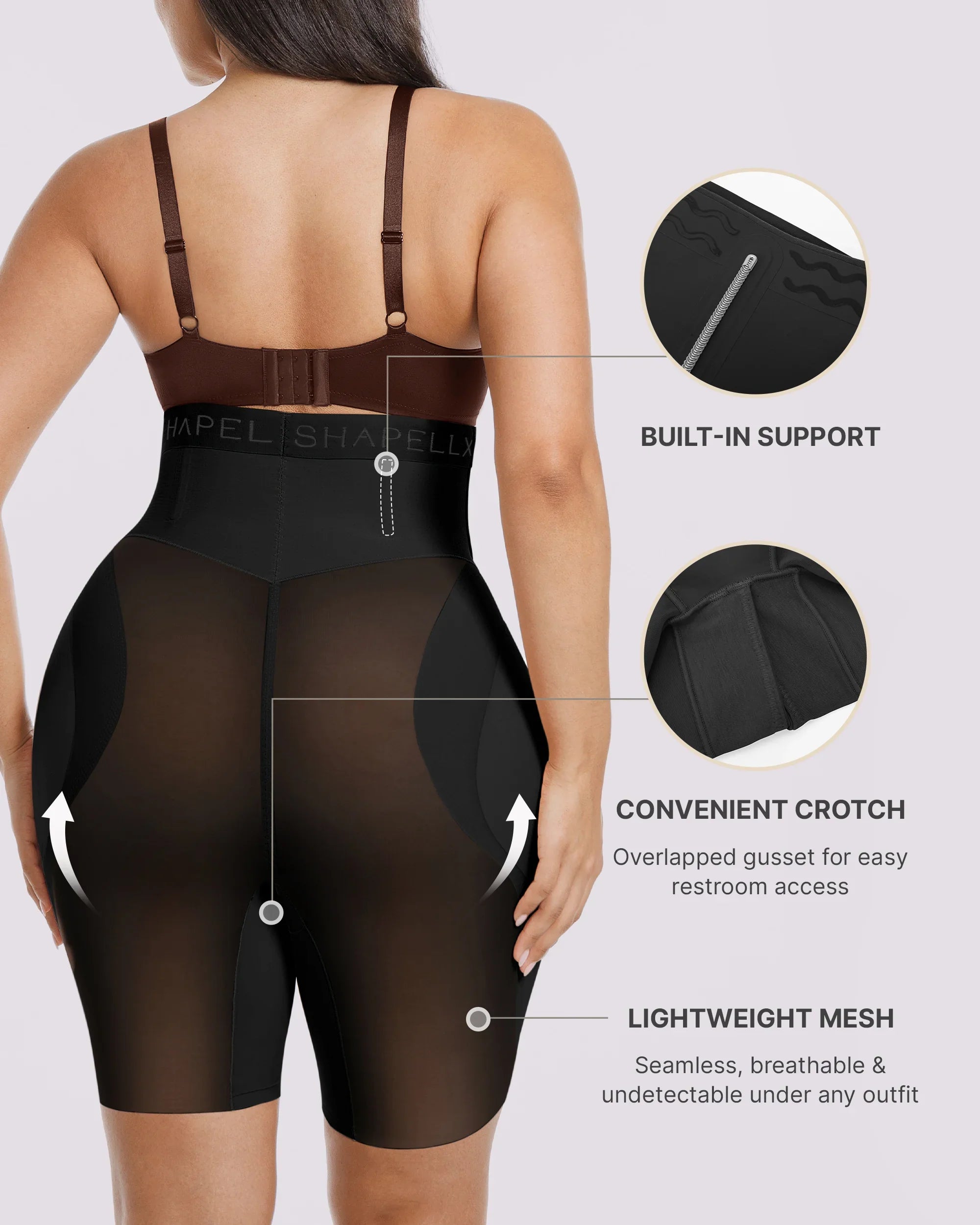 Smoothing Hip Enhancer Padded Shorts