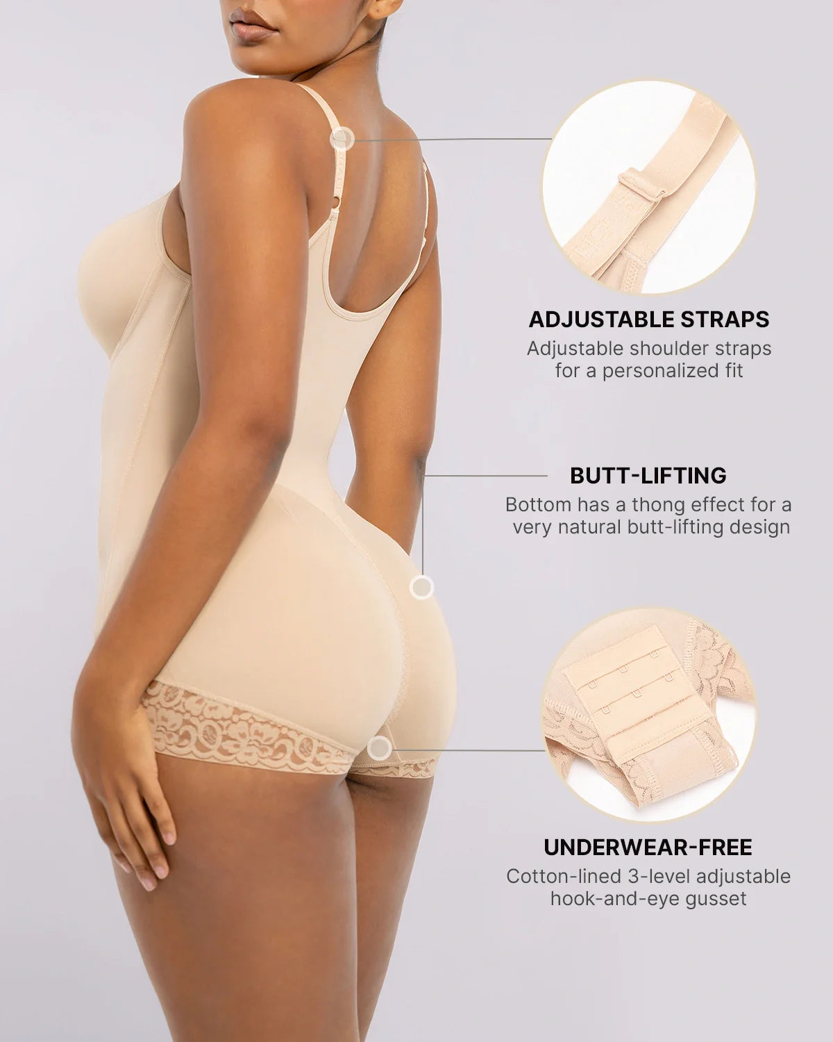 Sculpting Hourglass Full Body Brief Bodysuit