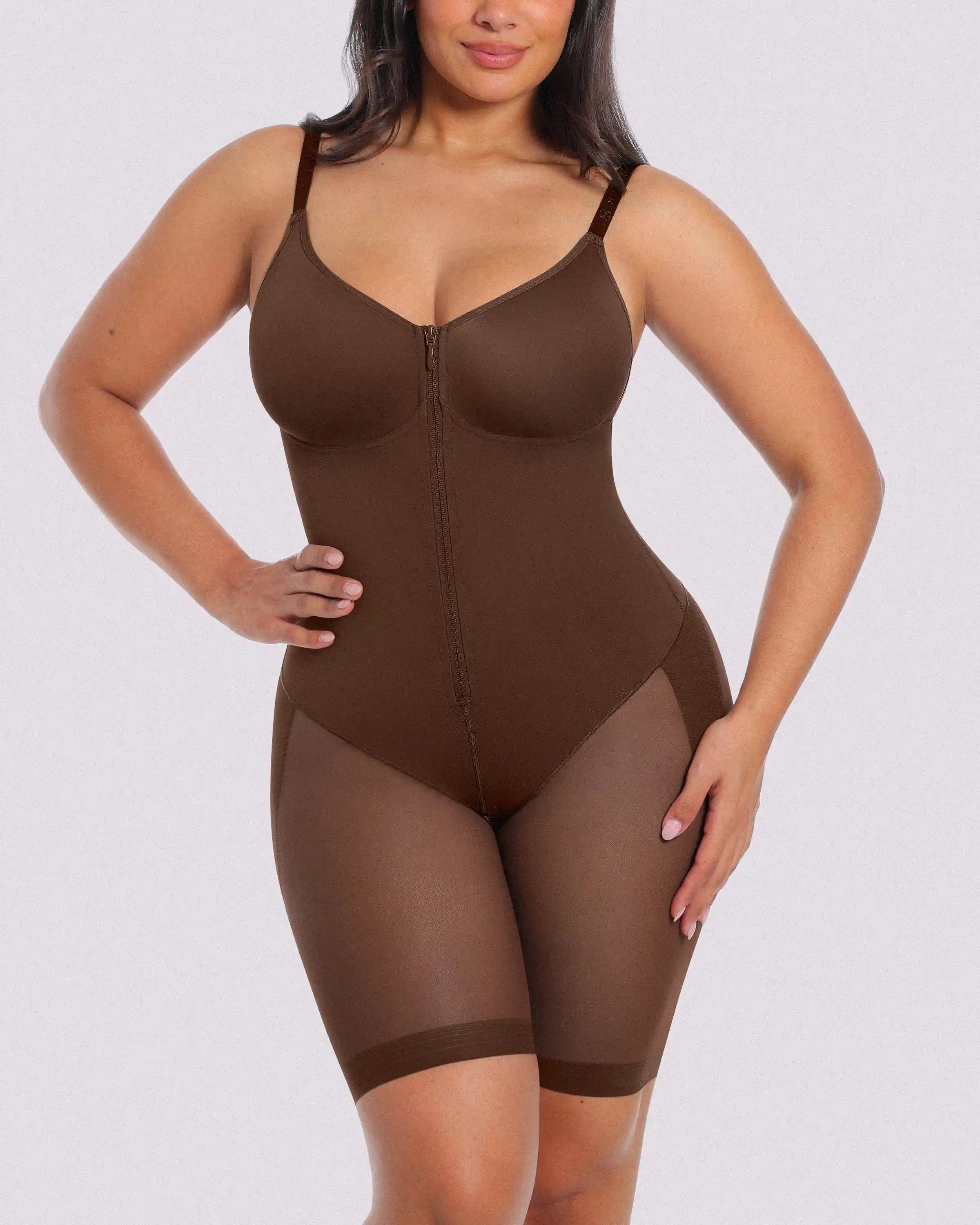 Slimming Hourglass Full Body Mid Thigh Bodysuit