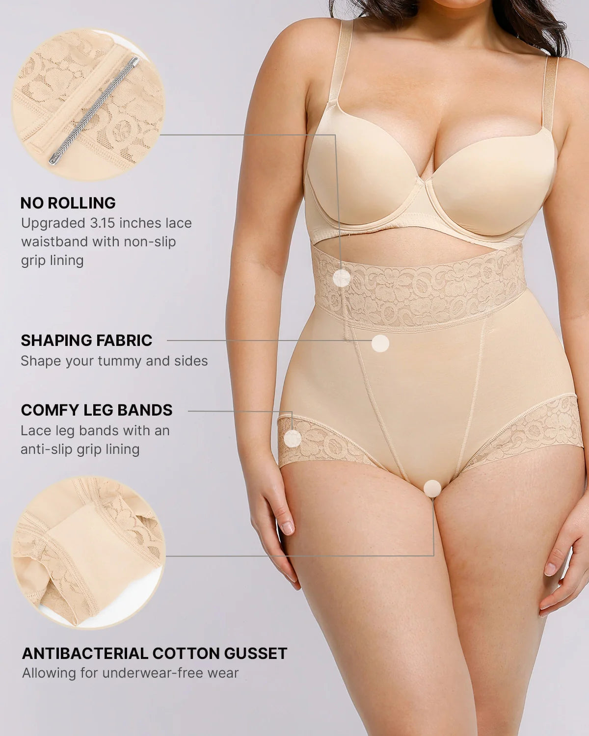 Mid-Rise Tummy Control Shaper Brief