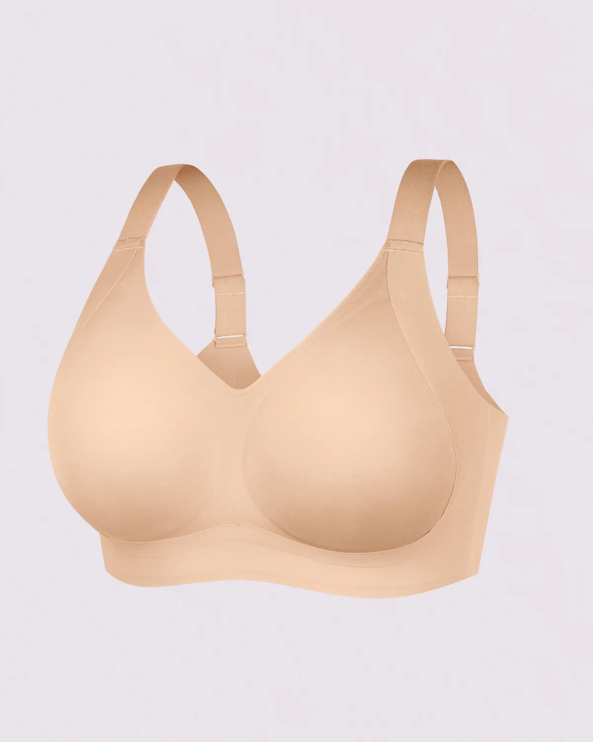Cream Touch Wireless Push-Up Bra