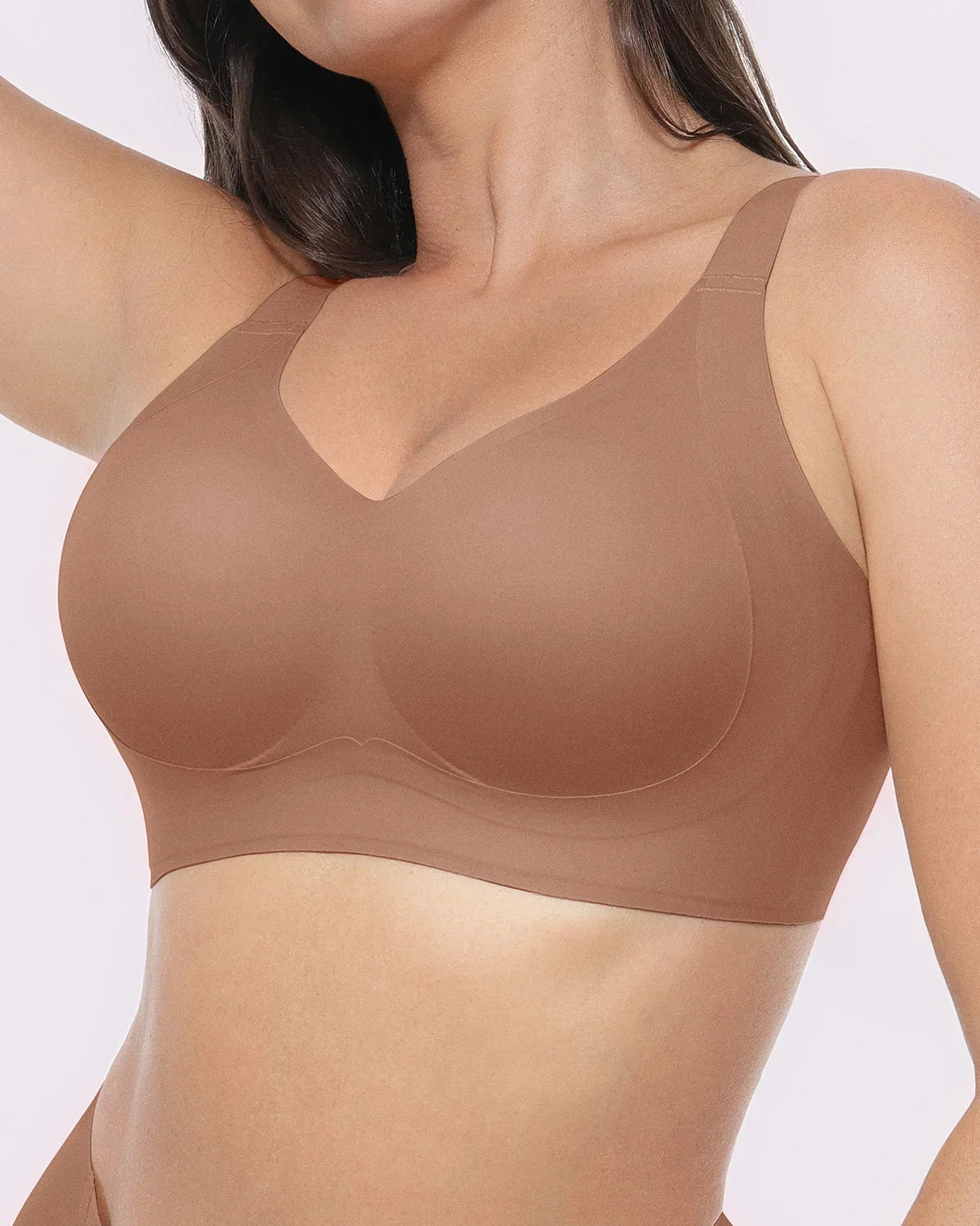 Cream Touch Wireless Push-Up Bra