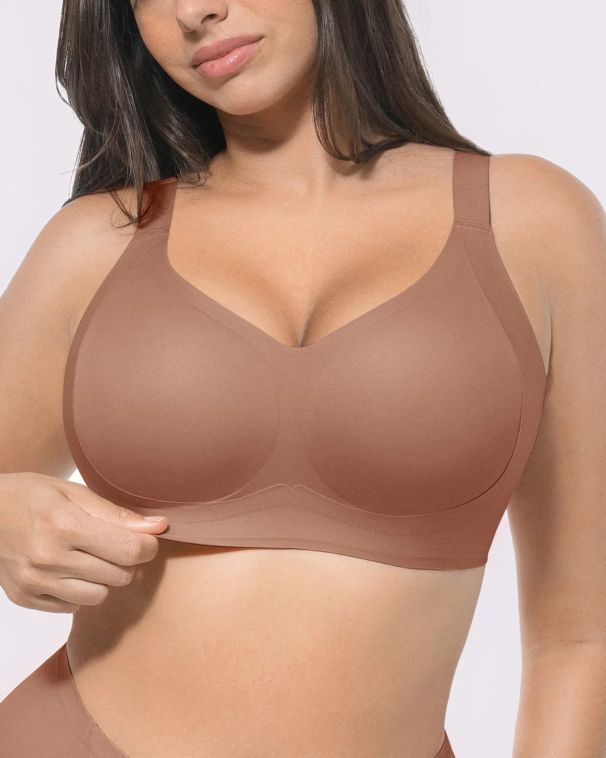 Cream Touch Wireless Push-Up Bra