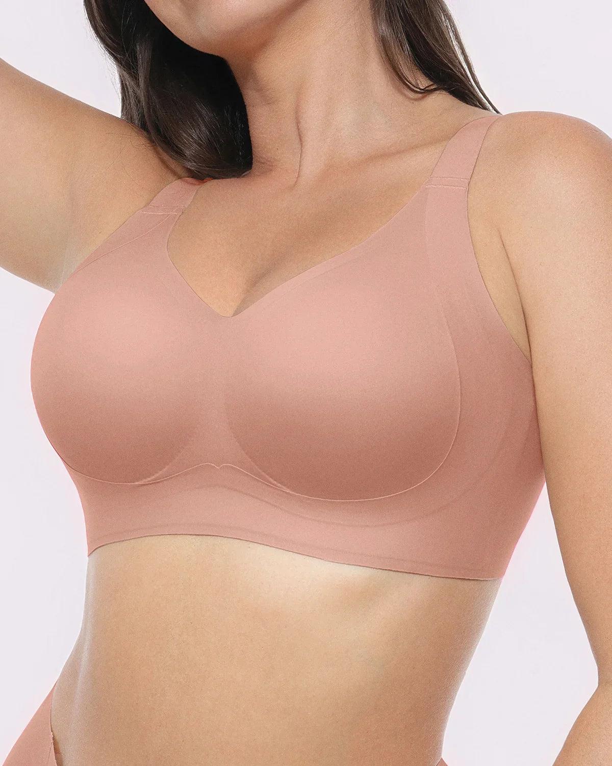 Cream Touch Wireless Push-Up Bra