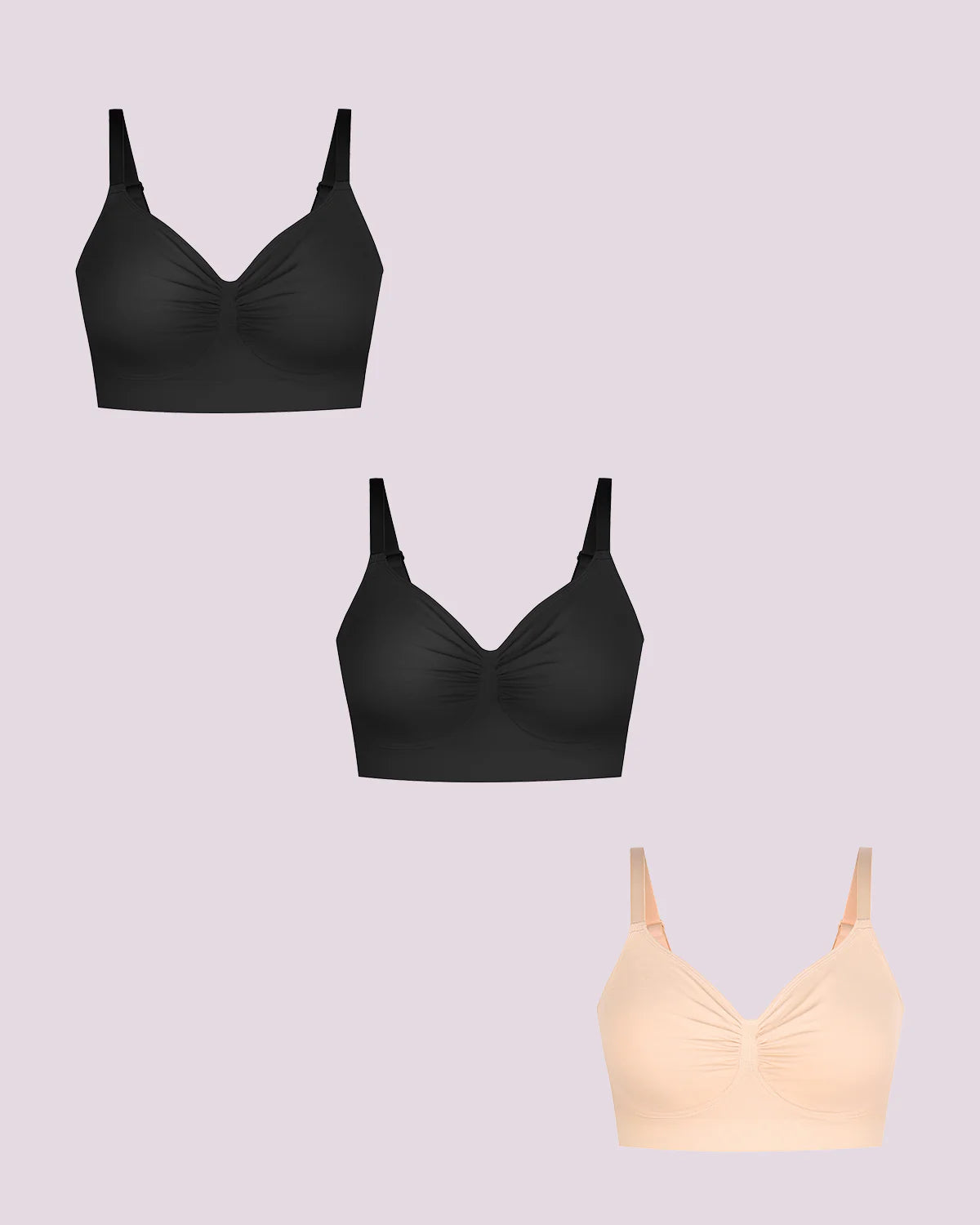 Smooth Wireless Bra Bundle — Comfort & Support