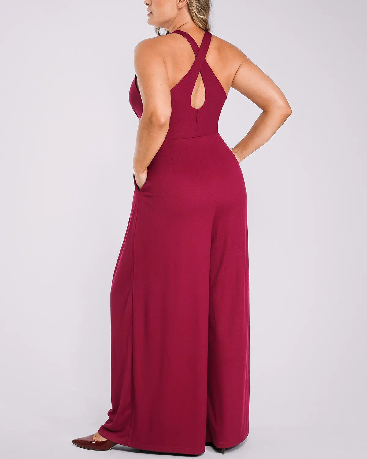Deep Plunge Shaping Bodysuit with Tummy Control