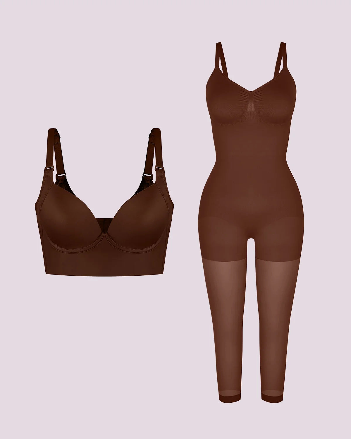Full Coverage Push-Up Bodysuit Bundle