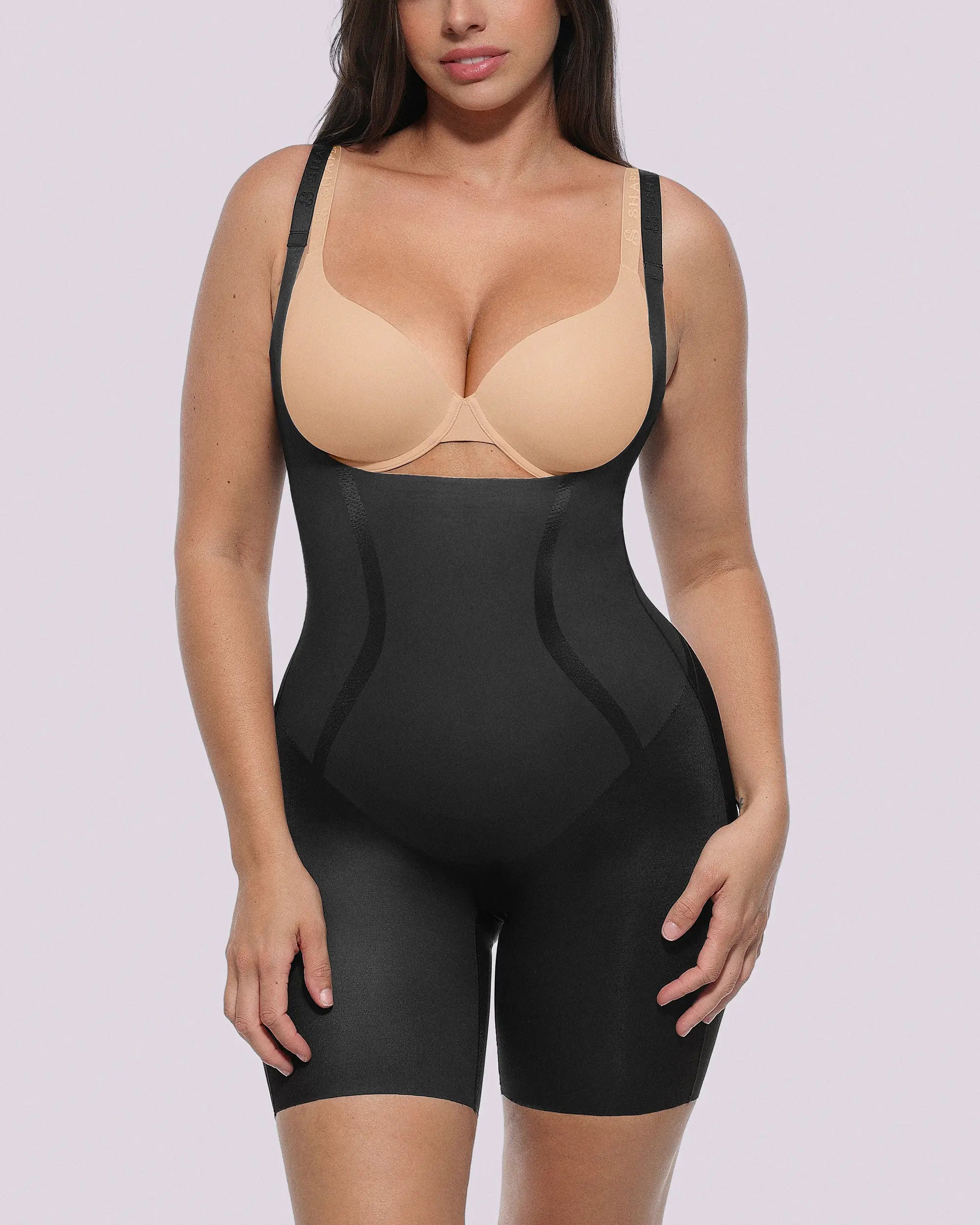 Sculpting Open Bust Full Bodysuit