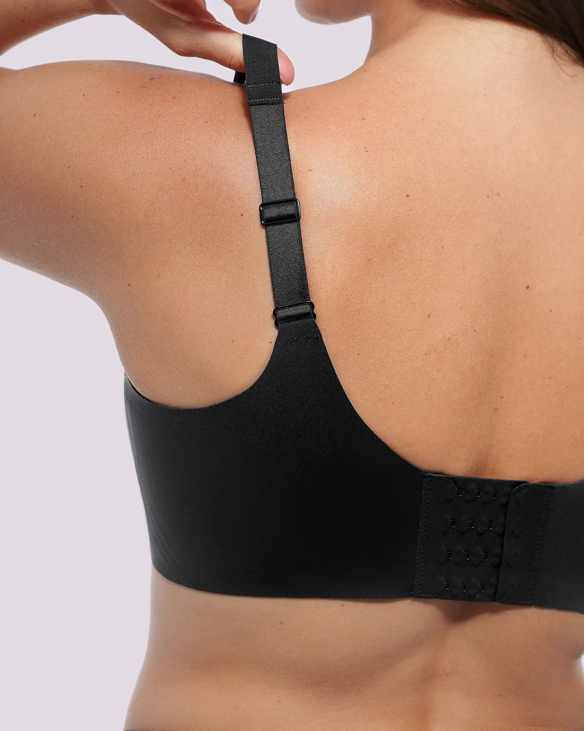 Wireless V-Neck Bra for Smoothing Support