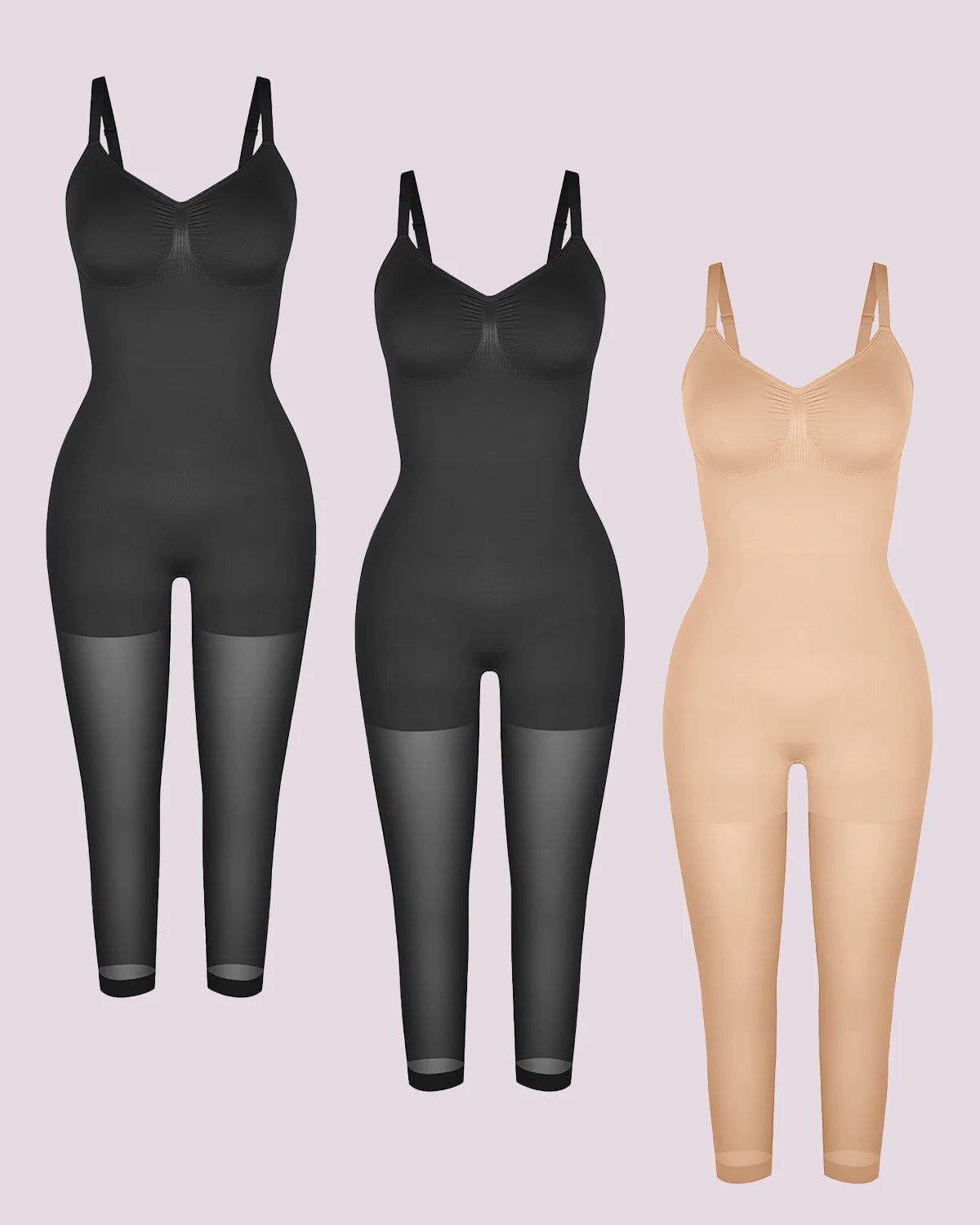Full Coverage Sculpting Bodysuit Triple Bundle