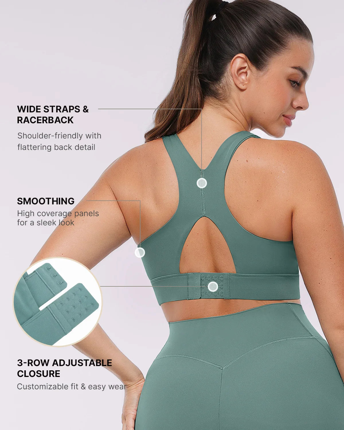 Cutout Medium Impact Sculpting Sports Bra