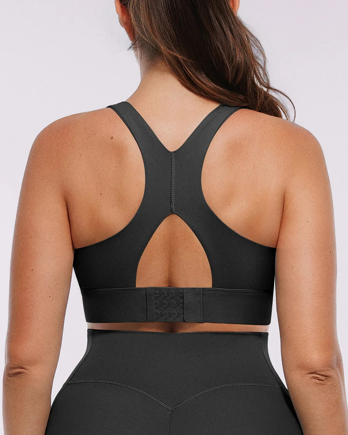 Cutout Medium Impact Sculpting Sports Bra