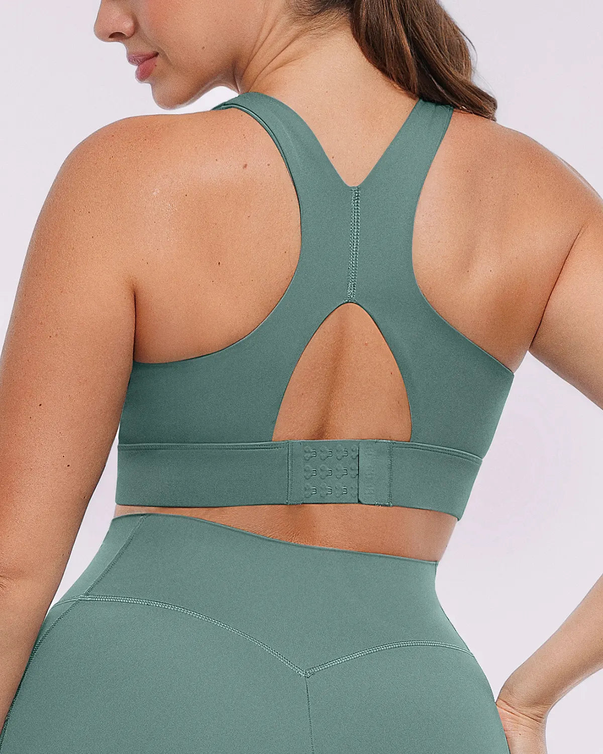 Cutout Medium Impact Sculpting Sports Bra