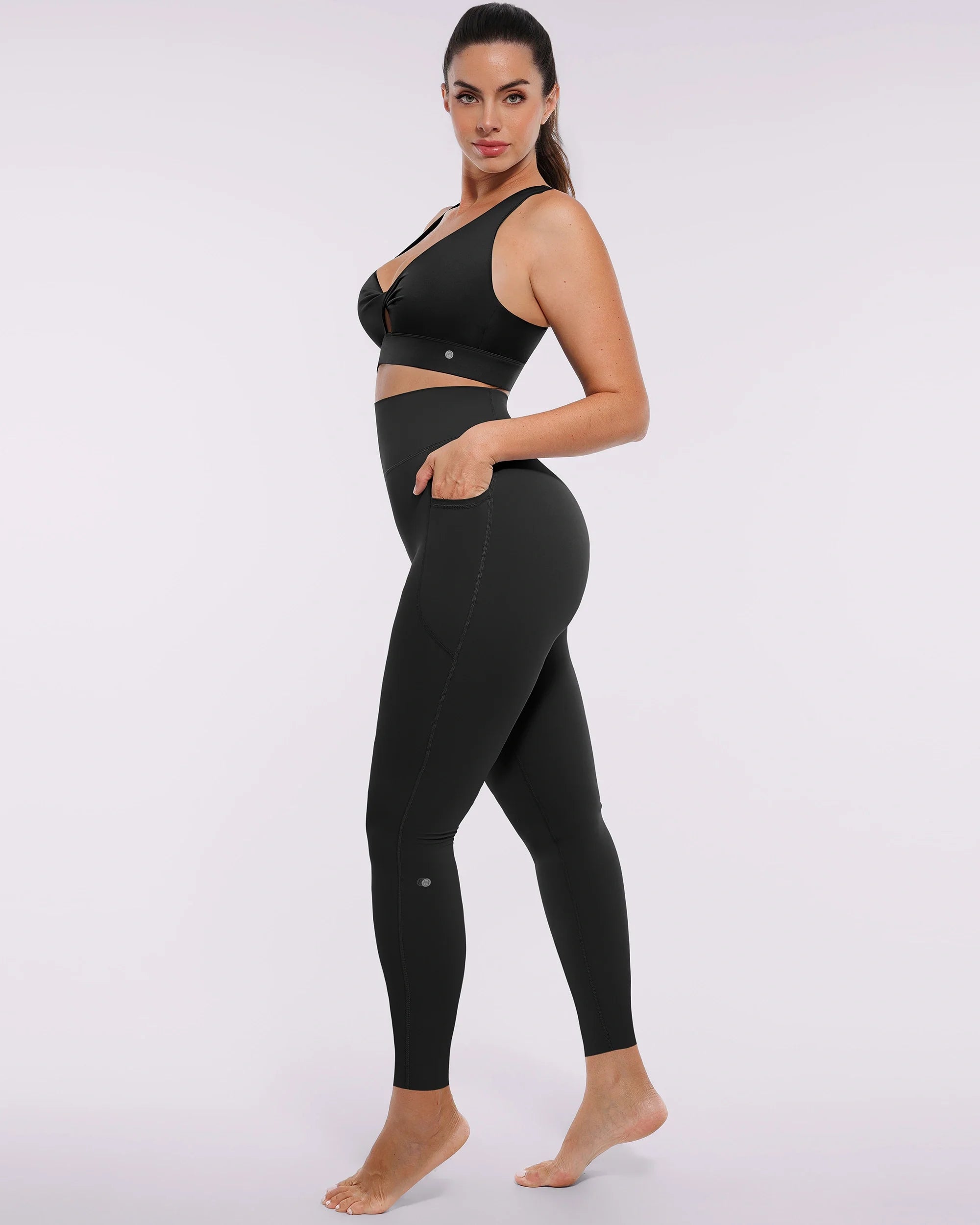 Cutout Medium Impact Sculpting Sports Bra