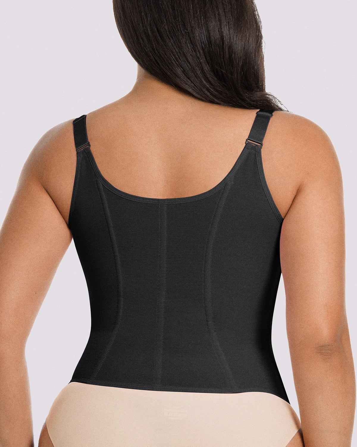 Tummy Control Sculpting Corset Top & Jeans