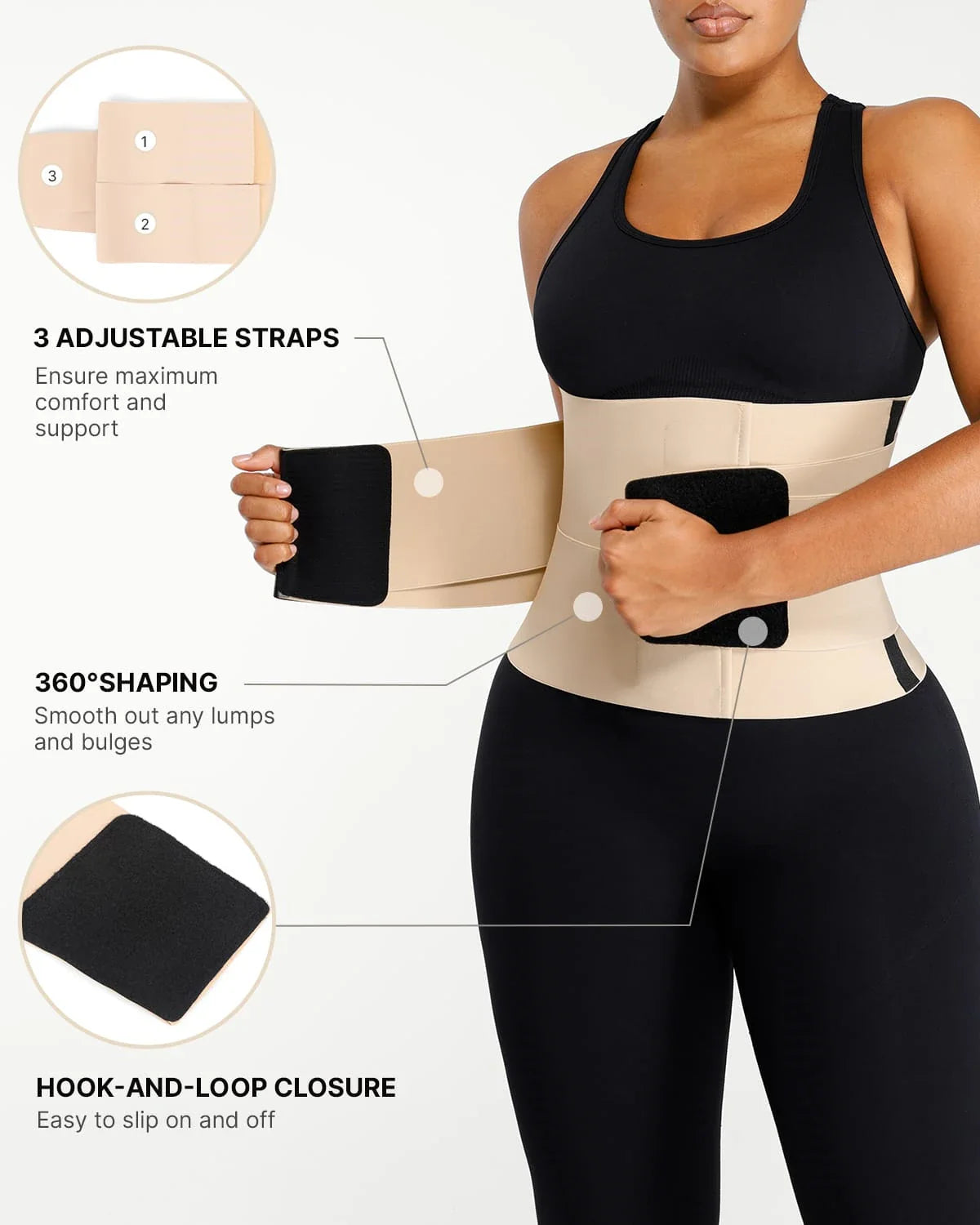 Triple Compression Slimming Waist Trainer