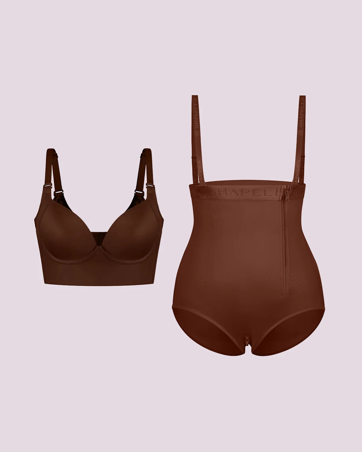 Push-Up Bra and High-Waisted Brief Set