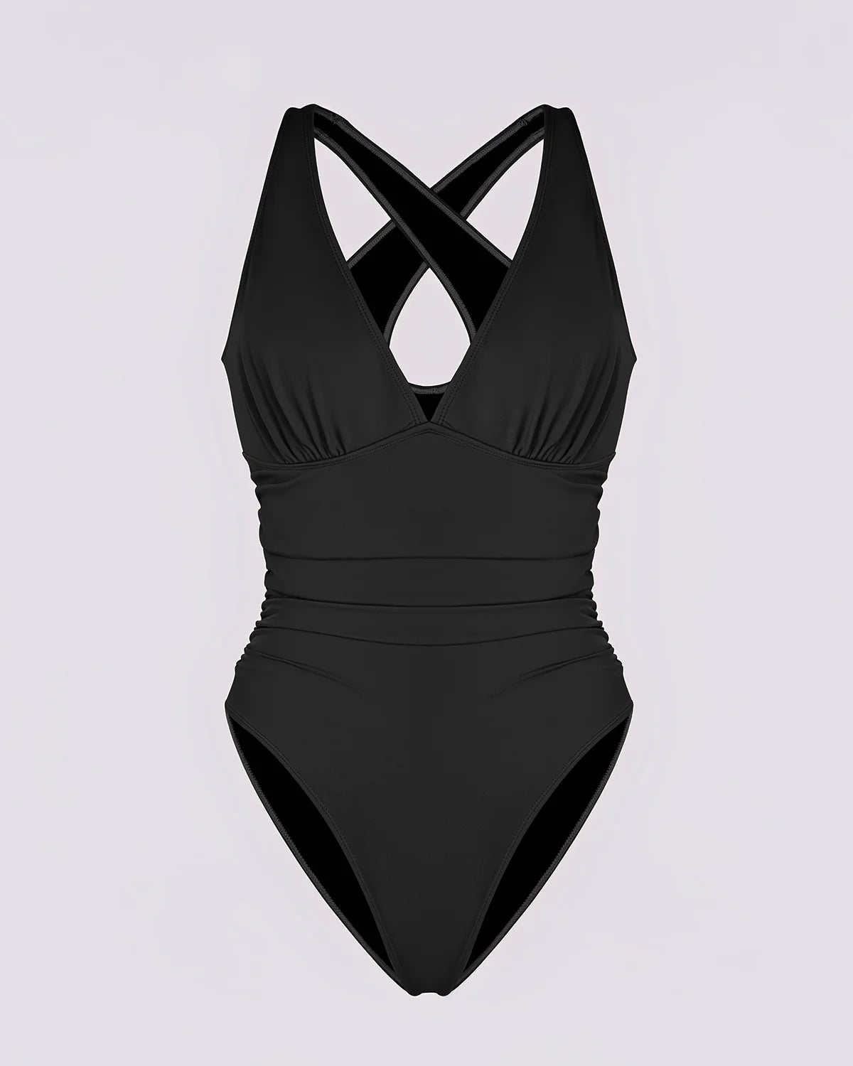 Sculpting Plunge Cutout Swimsuit