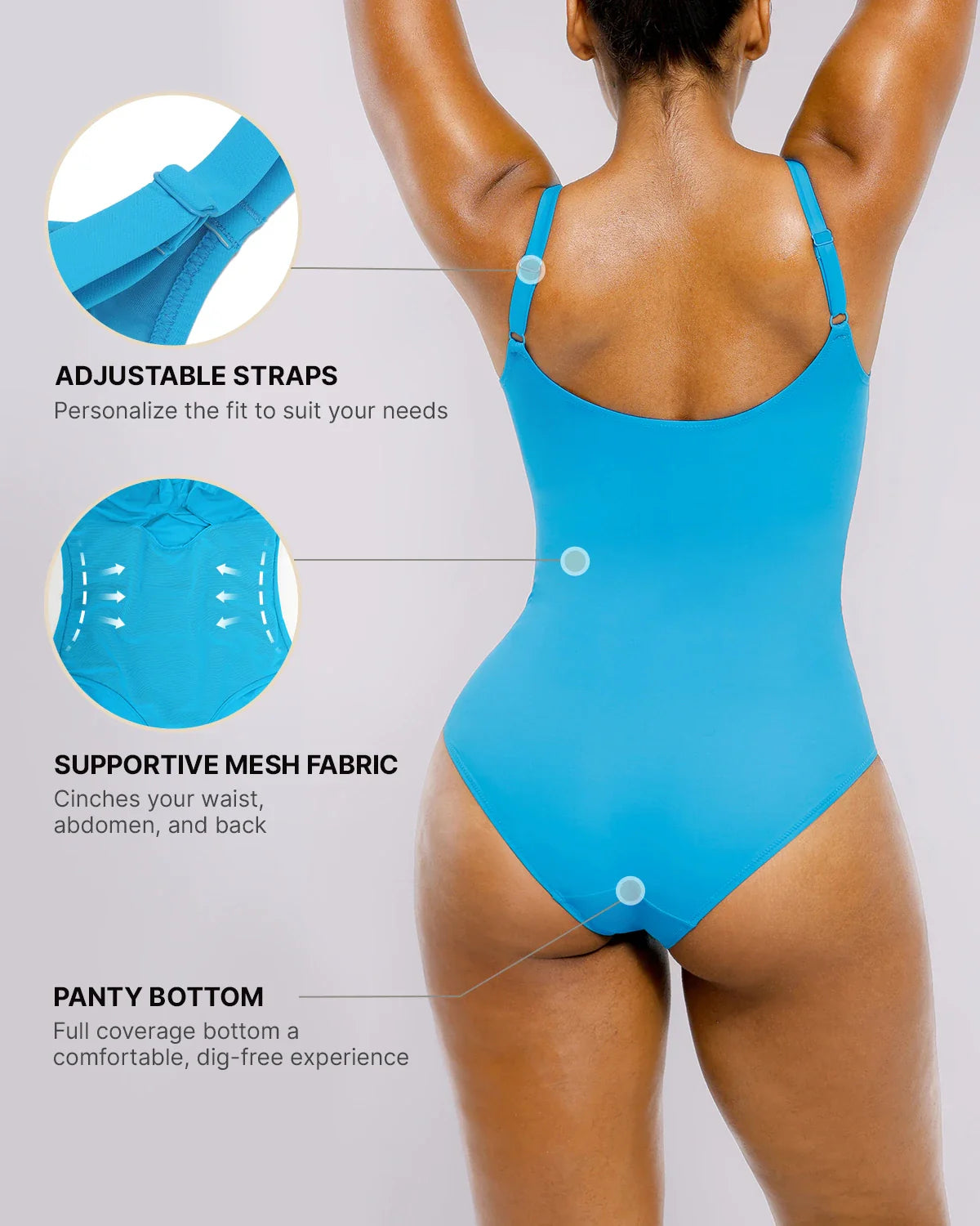Ribbed Cutout-Front Sculpting Swimsuit